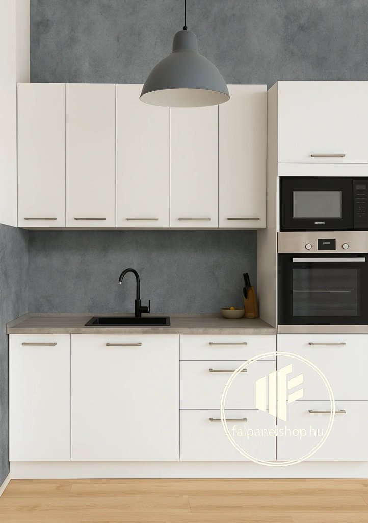 SPC falpanel Concrete Grey